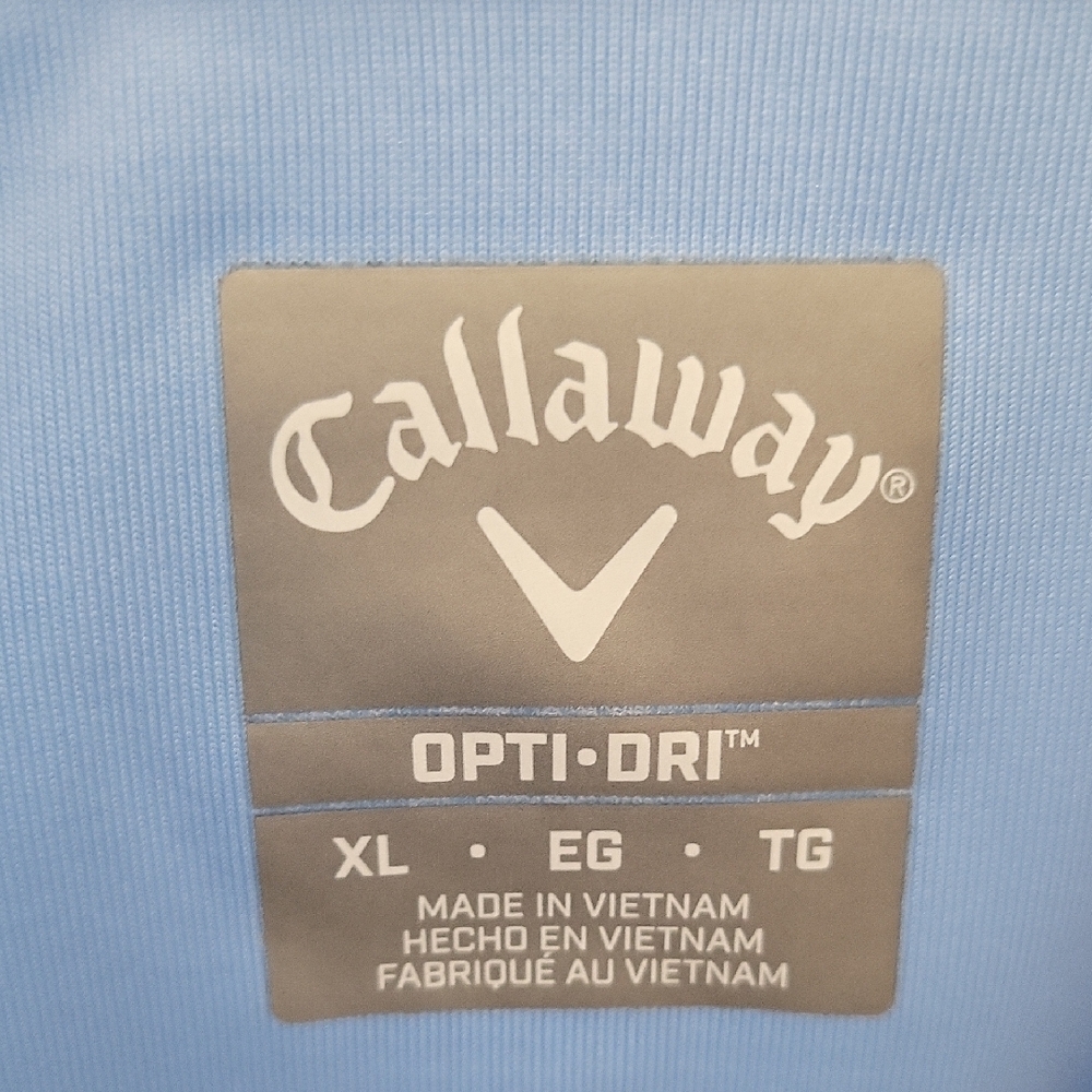 Callaway Light Blue Polo Golf Shirt - Picture 4 of 6